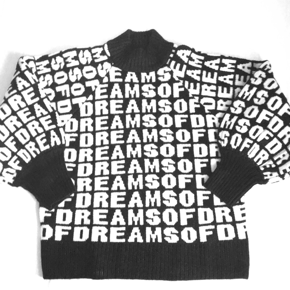 Black & white sweater